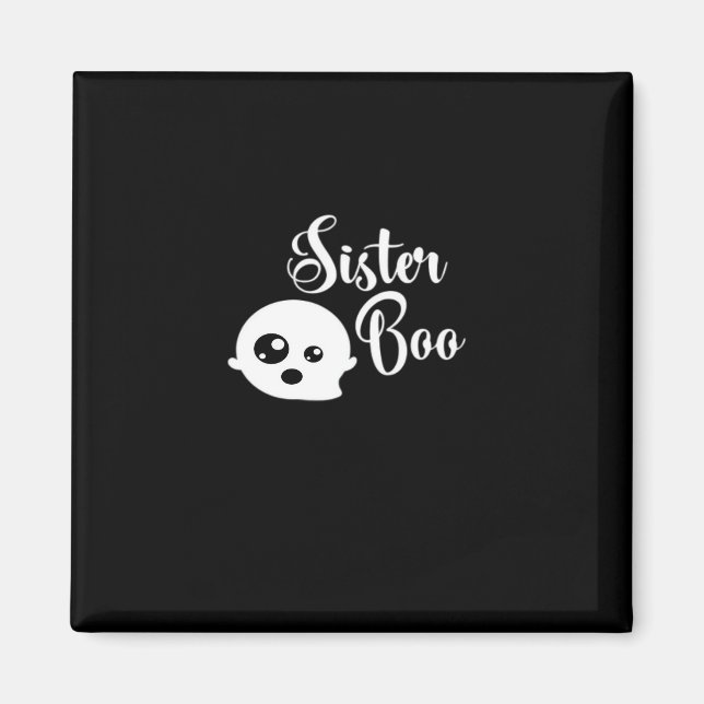Sister Boo Halloween Magnet (Vorne)