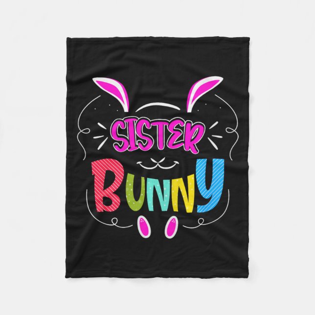 Sister Bunny Premium Tri-blend  Fleecedecke (Vorderseite)