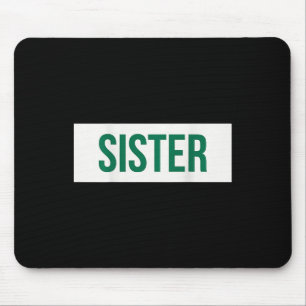 Sister Caddie Golf Zurück Golfspielen Golfer Golf Mousepad