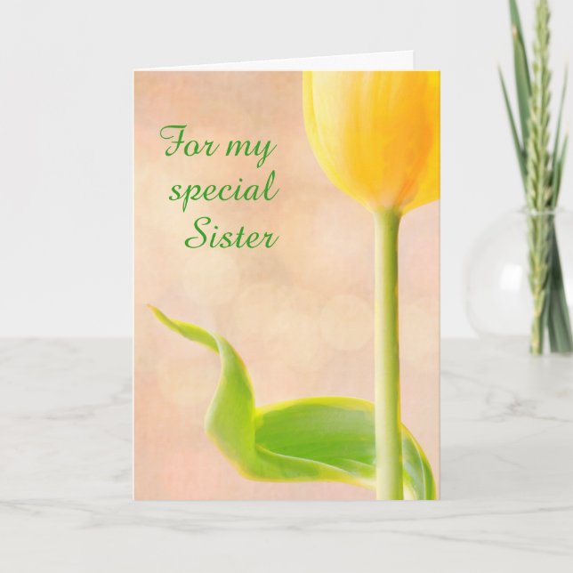 Sister Chemo Cancer Support Card Karte (Vorderseite)