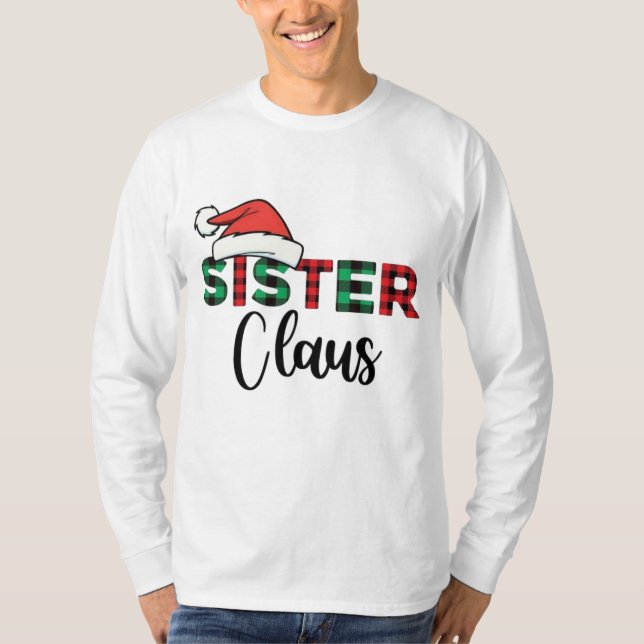 Sister Clause Men's Basic Long Sleeve T - Shirt (Vorderseite)