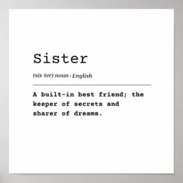 Sister - Ein gut ausgestatteter Freund Poster