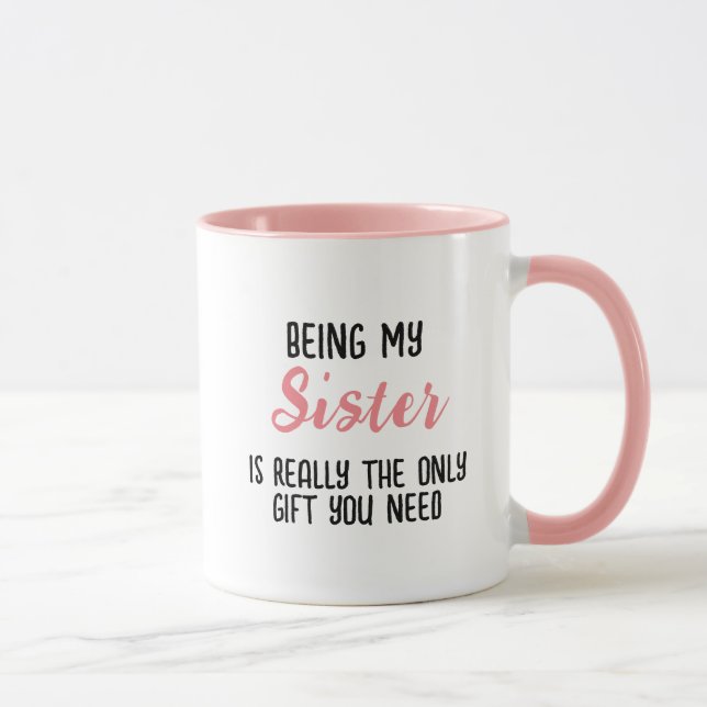 Sister Gift von Sister Gift von Brother Tasse (Rechts)