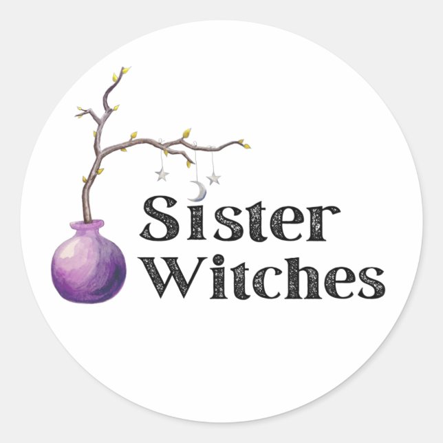 Sister Hexen Aufkleber (Vorderseite)