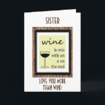SISTER-I BIN EIN GEWINNER, DA ICH IHNEN FREUNDLICH KARTE<br><div class="desc">HABEN SIE EINE SCHWESTER,  DIE SIE WIRKLICH LIEBE / UND HABEN SIE BEIDE LIEBE WEIN?? DIESE KARTE WIRD "PERFEKT" SEIN,  UM IHR AM GEBURTSTAG ZU SCHICKEN!!!!</div>