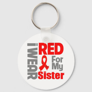 Sister - I Wear Red Ribbon Schlüsselanhänger