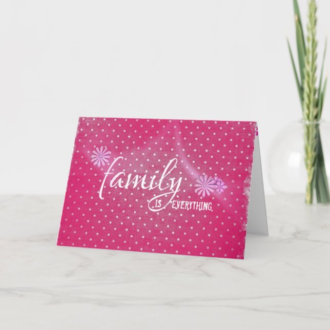 Sister in-Law Polka Dot Birthday Karte (Vorderseite)