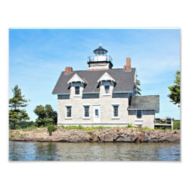 Sister Islands Lighthouse, 1.000 Inseln New York Fotodruck