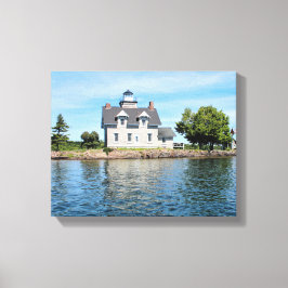 Sister Islands Lighthouse, New York Canvas Print Leinwanddruck