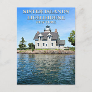 Sister Islands Lighthouse, New York Carte postale