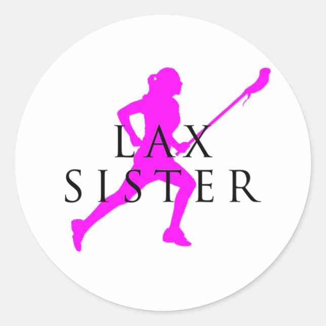 Sister Lax? Runder Aufkleber (Vorderseite)