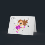 "SISTER" MACHT DEN GLÜCKLICHEN TANZ FÜR IHREN GEBU KARTE<br><div class="desc">DIESER KLEINE DANCING GAL CARTOON IST FÜR "DEINE SCHWESTER" AN IHREM SONDERTAG SICHER!</div>