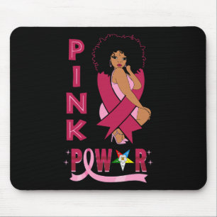 Sister Pink Power Eastern Star Brustkrebs Aware Mousepad
