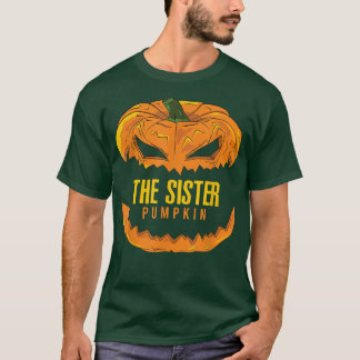 Sister Pumpkin Matching Family Group Halloween Par T-Shirt