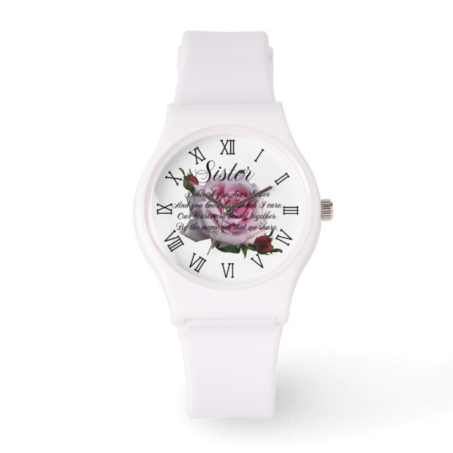 SISTER QUOTE ARMBANDUHR (Vorderseite)