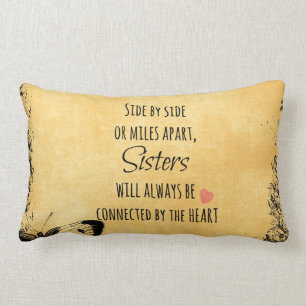 Sister Quote Lendenkissen