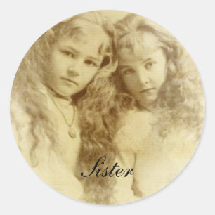 Sister Runder Aufkleber