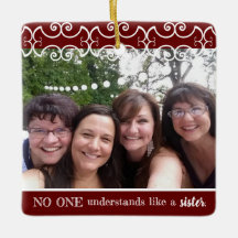 Sister Rustic Elegant 2-Foto Moderne Weihnachten
