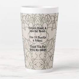 Sister Sentiment Abstrakt Milchtasse