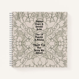 Sister Sentiment Carnet Abstrait