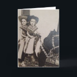 SISTER VINTAG BIRTHDAY CARD KARTE<br><div class="desc">SISTER BIRTHDAY GREETING CARD</div>