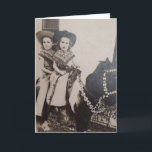 SISTER VINTAG BIRTHDAY CARD KARTE<br><div class="desc">SISTER BIRTHDAY GREETING CARD</div>