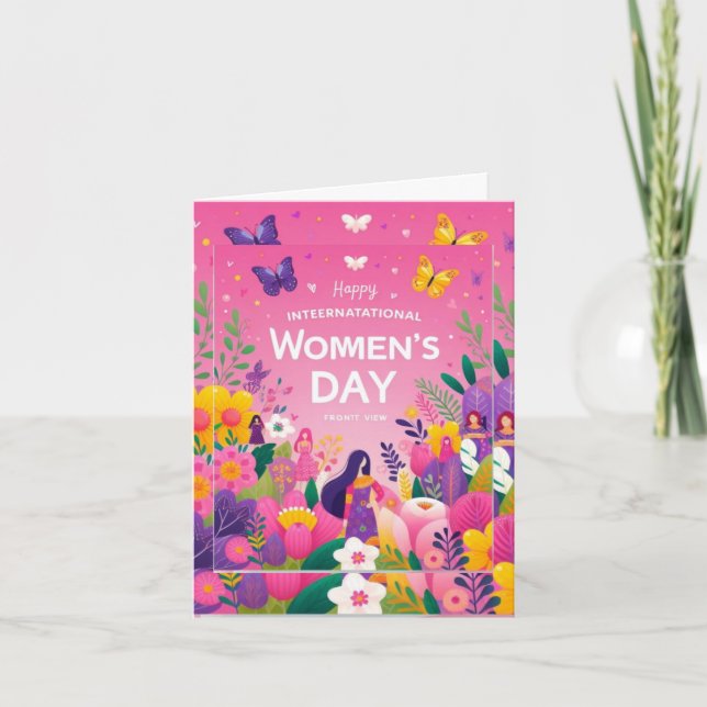 "Sisterhood Celebrated" Karte (Vorderseite)