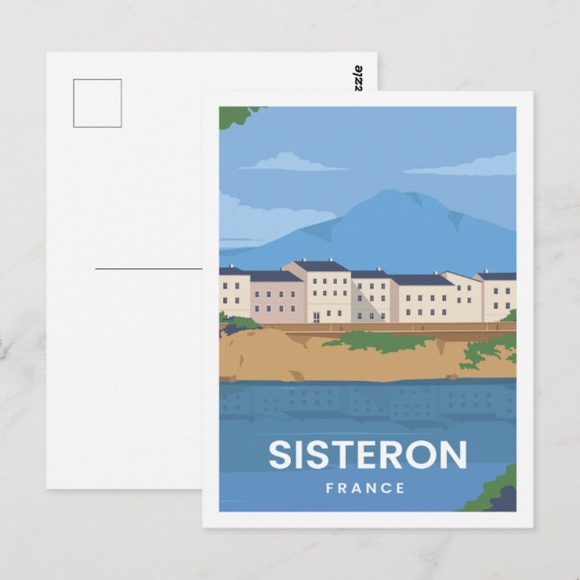 Sisteron Frankreich Berühmte Sehenswürdigkeiten Postkarte (Vorne/Hinten)