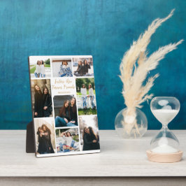 Sisters Forever Friends Collage Custom Quote Foto Fotoplatte