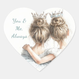 Sisters Forever Stickers - Pastel Big & Lil Sis