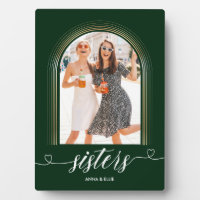Sisters geben Personalisierten goldgrünen, benutze