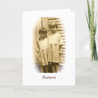 Sisters Grußkarte Karte