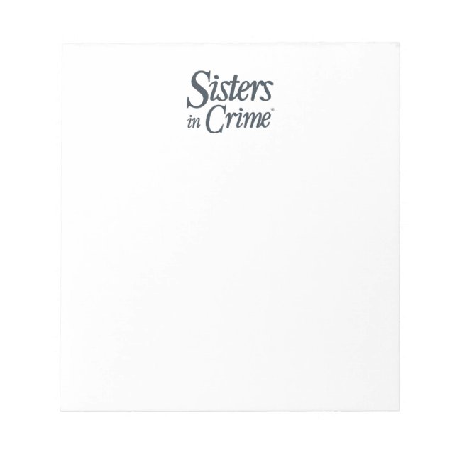 Sisters in Crime logo Notepad Notizblock (Vorderseite)