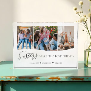Sisters machen die besten Freunde 3 Foto Keepake