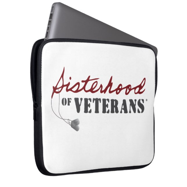 Sisters of Veterans Military Pride Design Laptopschutzhülle (Vorne Rechts)