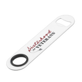 Sisters of Veterans Military Pride Design Speed Flaschenöffner