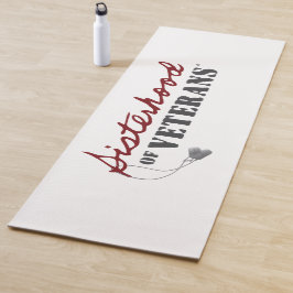Sisters of Veterans Military Pride Design Yogamatte