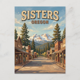Sisters Oregon Postkarte