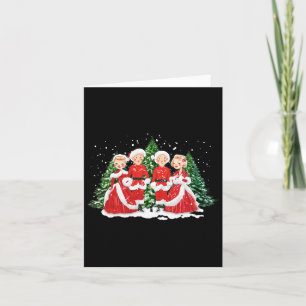 Sisters Pajamas Holiday White Christmas Movie 1954 Karte