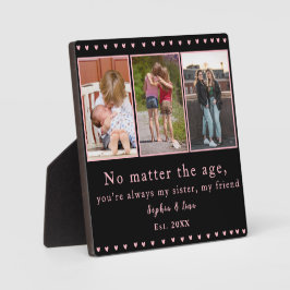 Sisters Photo Mug Plaque – Personalized Gift Fotoplatte