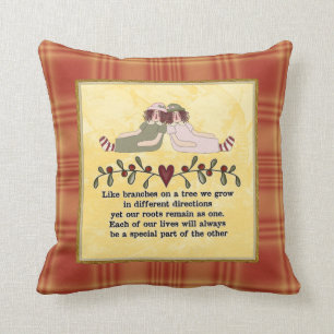 Sisters Poem Pillow Kissen