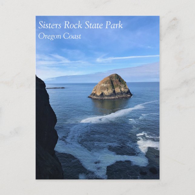 Sisters Rock State Park Oregon Coast Postkarte (Vorderseite)