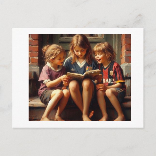 Sisters the Reader Postkarte (Vorderseite)