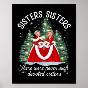 Sisters White Christmas Movie 1954 Xmas Snow Holid Poster