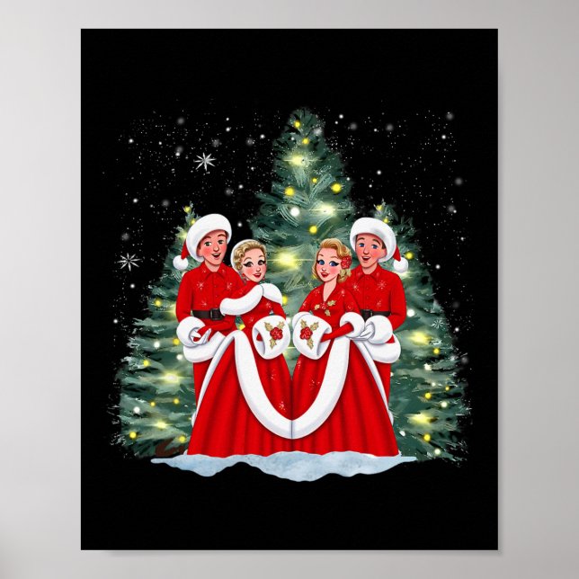 Sisters White Christmas Movie 1954 Xmas Snow Holid Poster (Vorne)