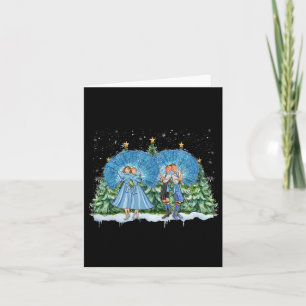 Sisters White Christmas Movie 1954 Xmas Snow Pajam Karte