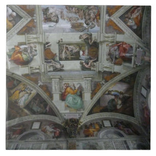 Sistine Chapel Ceiling, Rom Italien Fliese