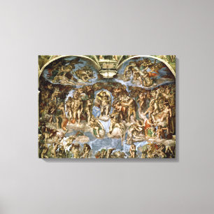 Sistine Kapelle: Das letzte Urteil, 1538-41 Leinwanddruck