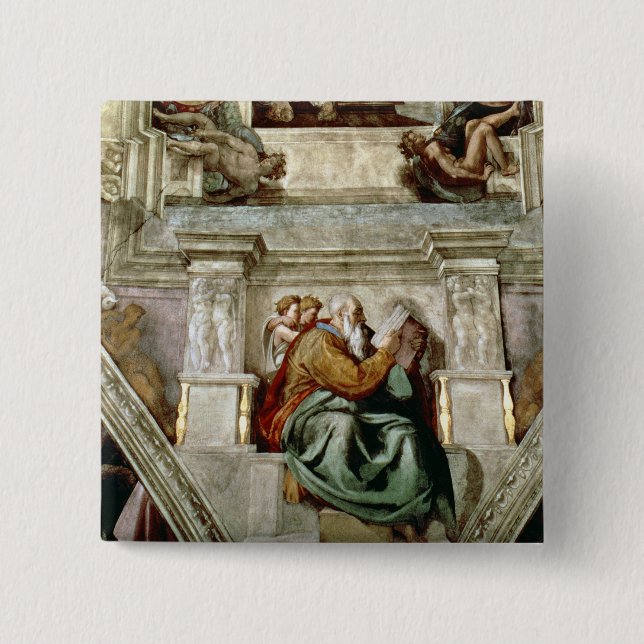 Sistine Kapellen-Decke, 1508-12 Button (Vorderseite)