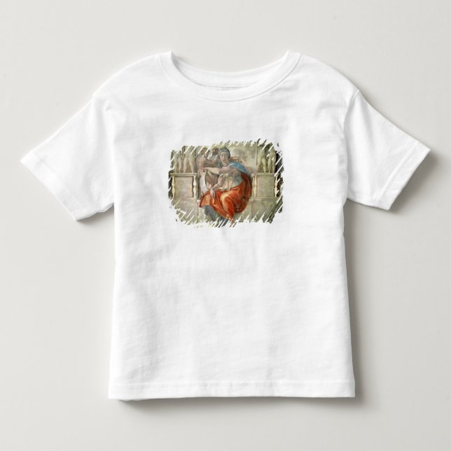 Sistine Kapellen-Decke: Delphic Sibyl Kleinkind T-shirt (Vorderseite)